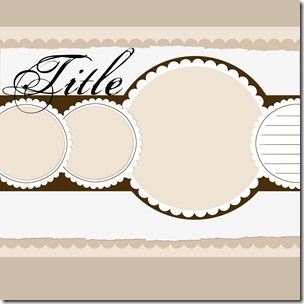 Freebie Friday: Scalloped Template - Confessions of a Homeschooler